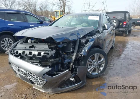 2019 Hyundai Sonata Sel z USA, uszkodzony, nr VIN 5NPE34AFXKH809969